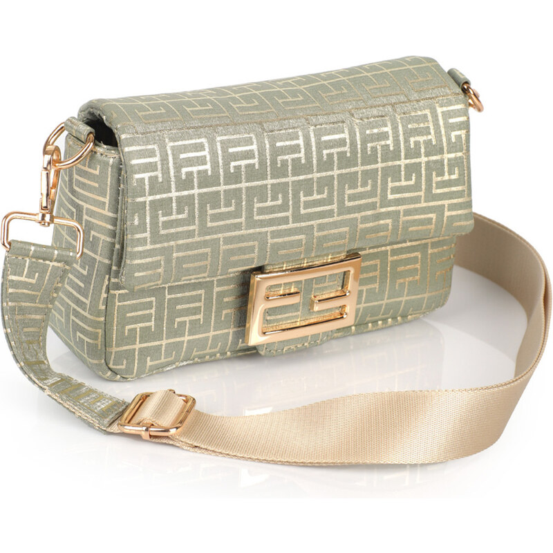 Capone Outfitters Ibiza Satin Labyrinth Patterned Women's Bag