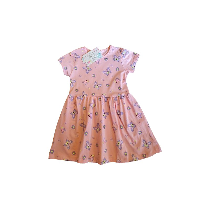 Kugo, Grace Dívčí bavlněné šaty Motýl č. 98-128