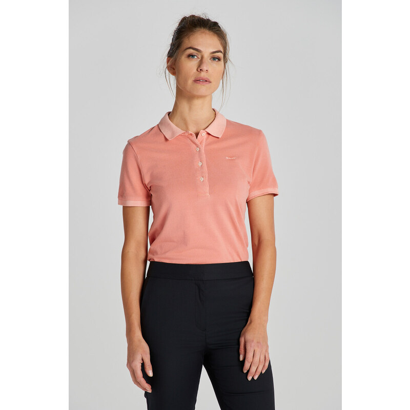 POLOKOŠILE GANT SUNFADED SS PIQUE POLO PEACHY PINK