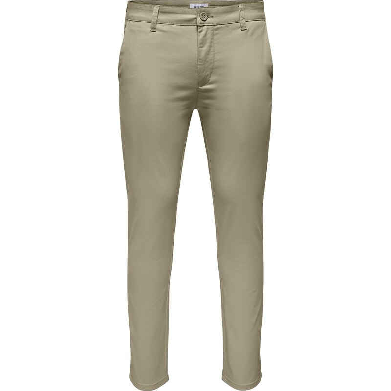 Only & Sons Chino kalhoty Mark olivová