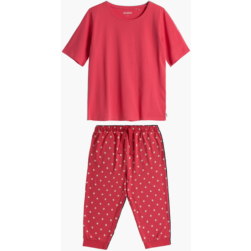 Dámské pyžamo ATLANTIC - červené