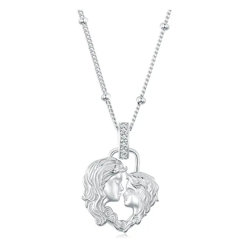 GRACE Silver Jewellery Stříbrný náhrdelník Matka a Syn - stříbro 925 115020979