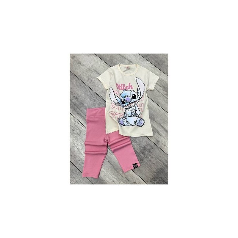 By Mini - butik Lilo & Stitch triko + kraťasy pink