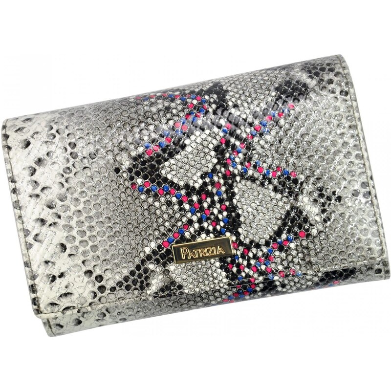 PATRIZIA Luxusní dámská peněženka Gisbina, šedo-růžová