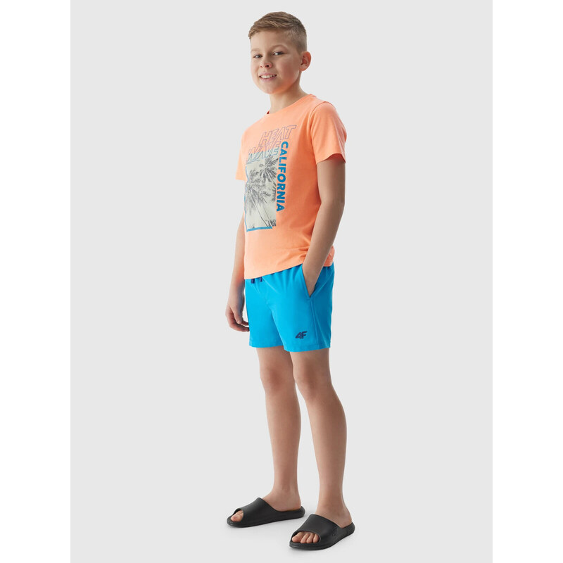 Chlapecké plážové šortky typu boardshorts 4F 91896607