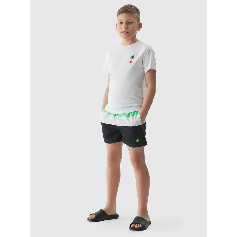Chlapecké plážové šortky typu boardshorts 4F 91896605