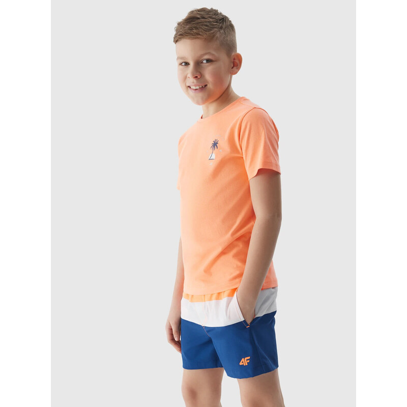 Chlapecké plážové šortky typu boardshorts 4F 91896606