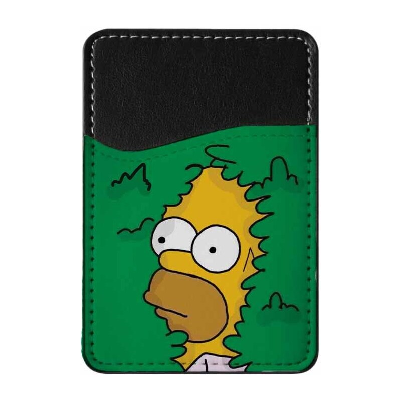 Nalepovací peněženka, pouzdro na karty - Homer - C (Barva: Černá)