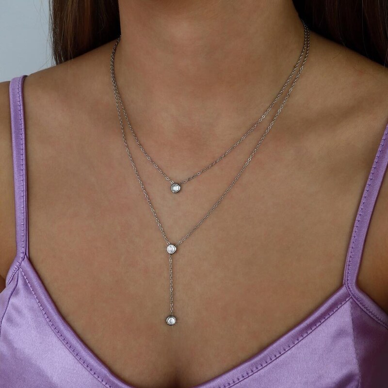 Dámský náhrdelník z chirurgické oceli DIDIANA