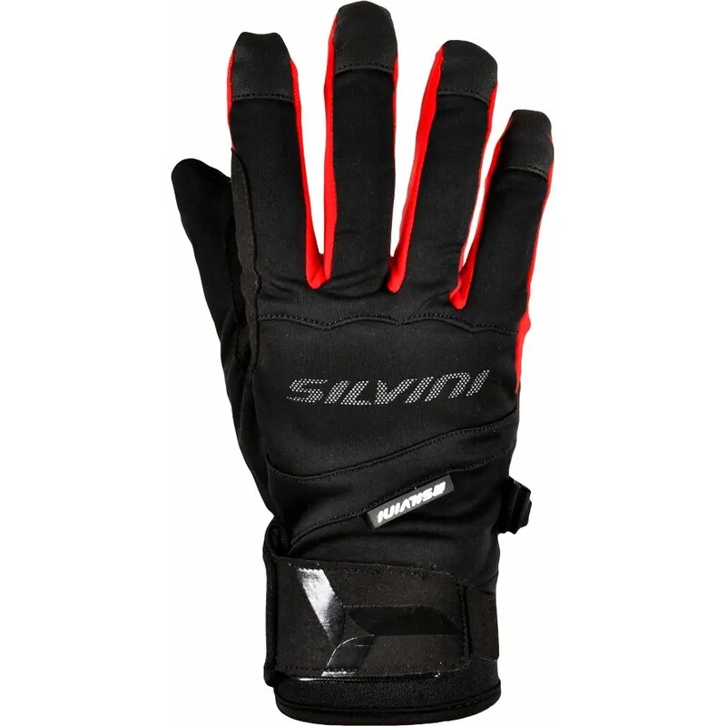 Cyklistické rukavice Silvini Fusaro black-red, XL