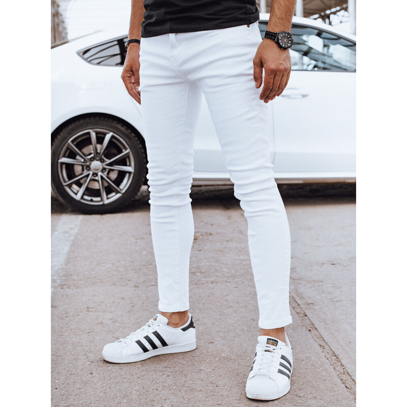 Pánské bílé džínové kalhoty Dstreet