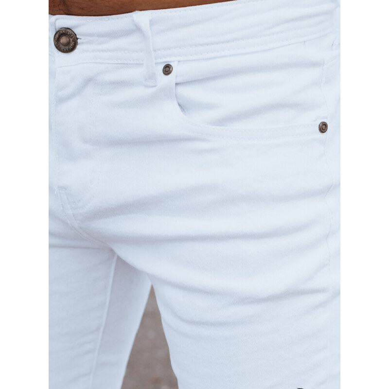 Pánské bílé džínové kalhoty Dstreet