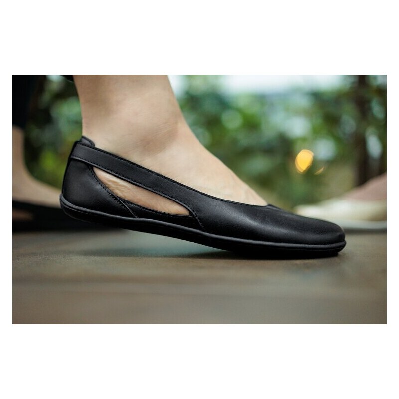 Barefoot baleríny s detailem prostřihu Be Lenka Bellissima 2.0 černá 100209406