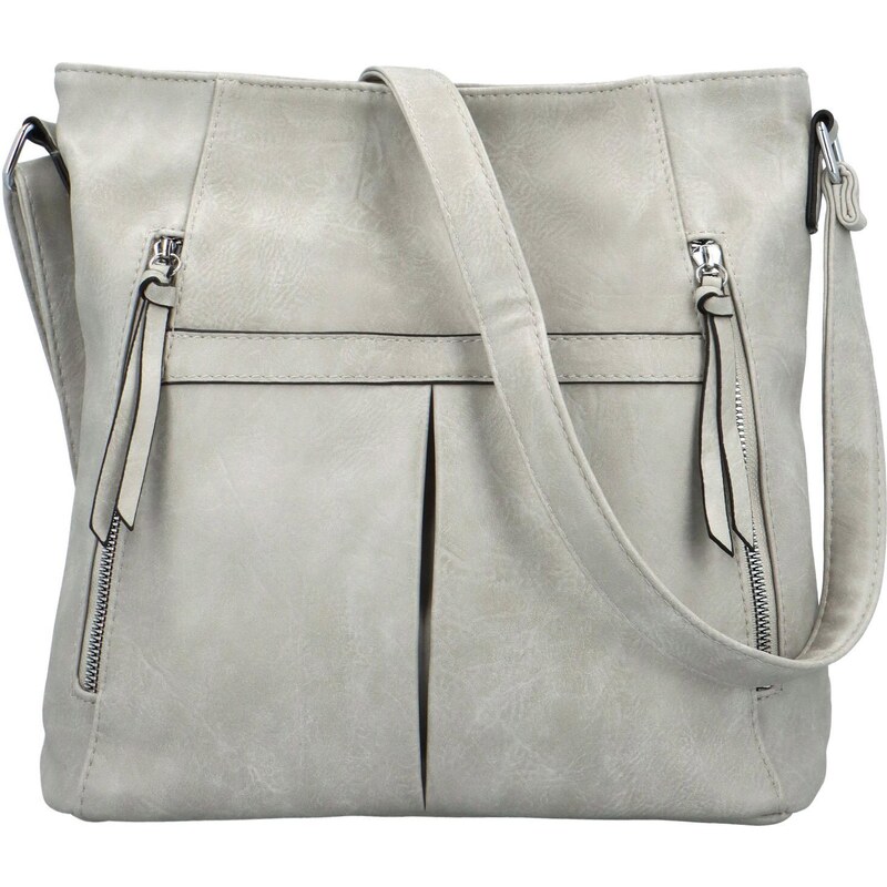 Dámská crossbody kabelka šedá - Firenze Sabell šedá