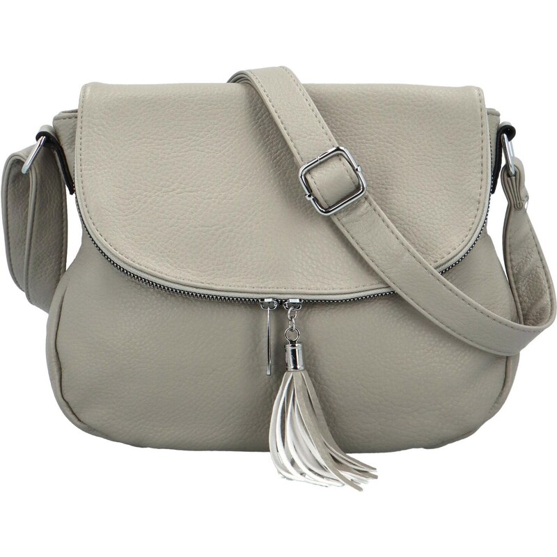 Dámská crossbody kabelka šedá - Firenze Siwon šedá 91911782