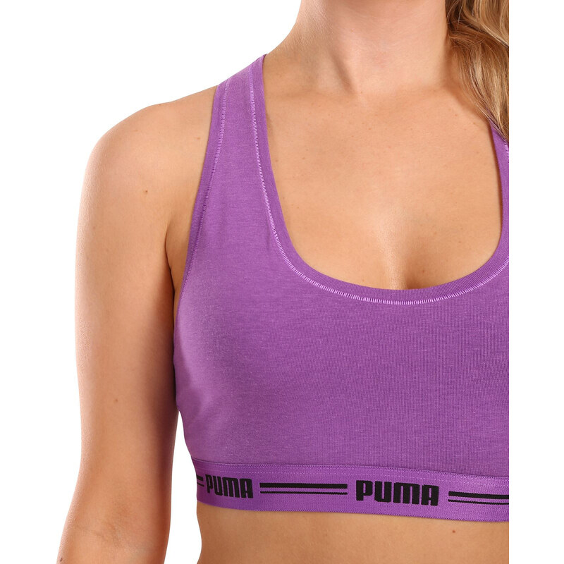 Dámská sportovní podprsenka Puma fialová (604022001 020)