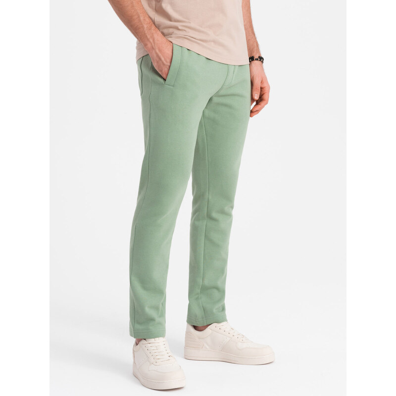 Ombre Men's sweatpants with unlined leg - green
