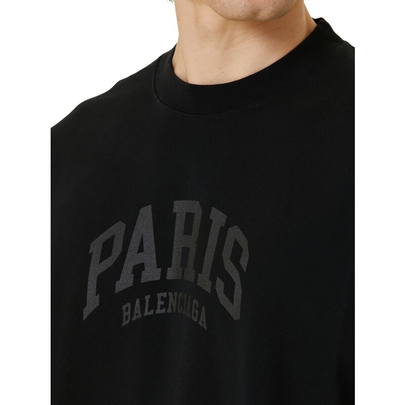 BALENCIAGA Paris Black tričko