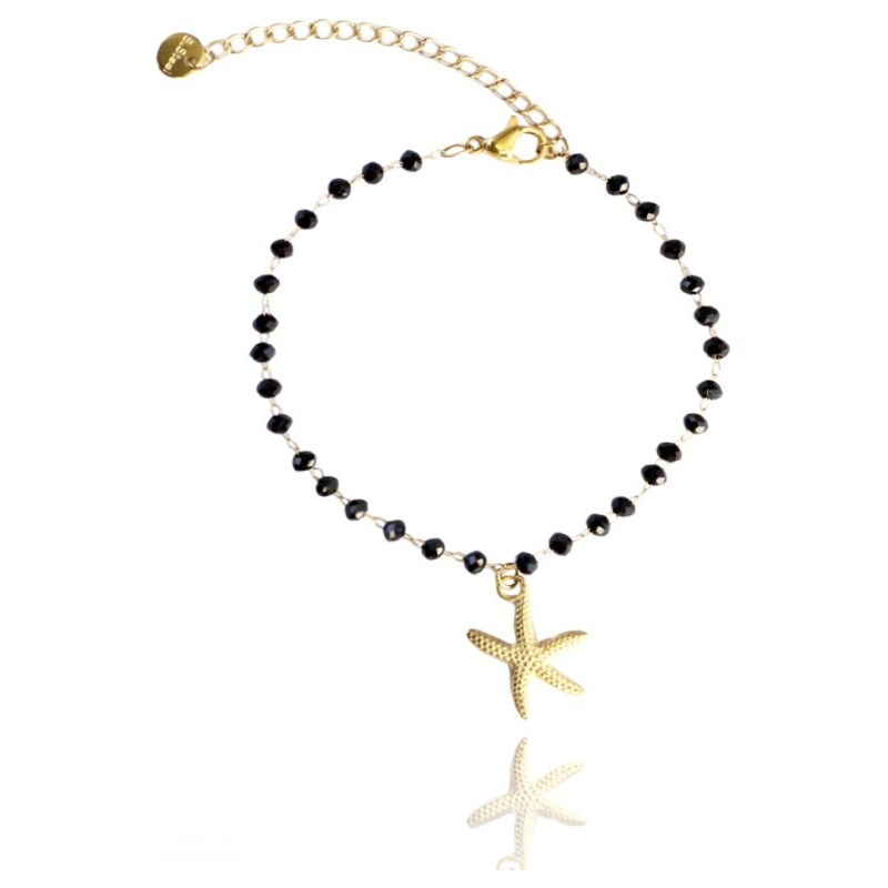 Flamenco Mystique Náramek z chirurgické oceli 14k pozlacený, světle 91918400