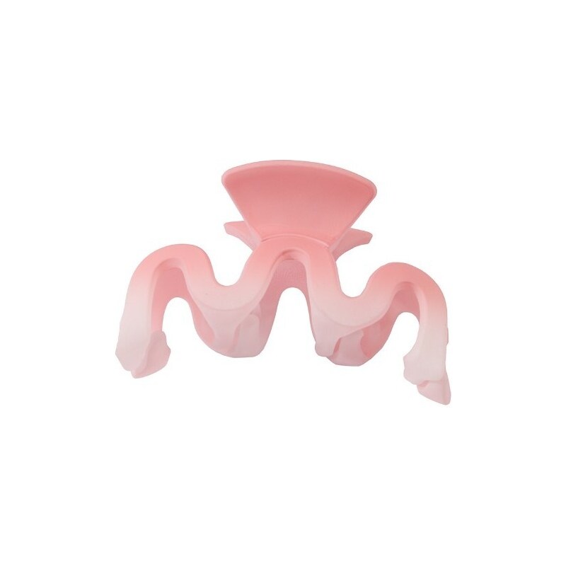 Flamenco Mystique Sponka do vlasů spona XL ombre růžová 9 cm