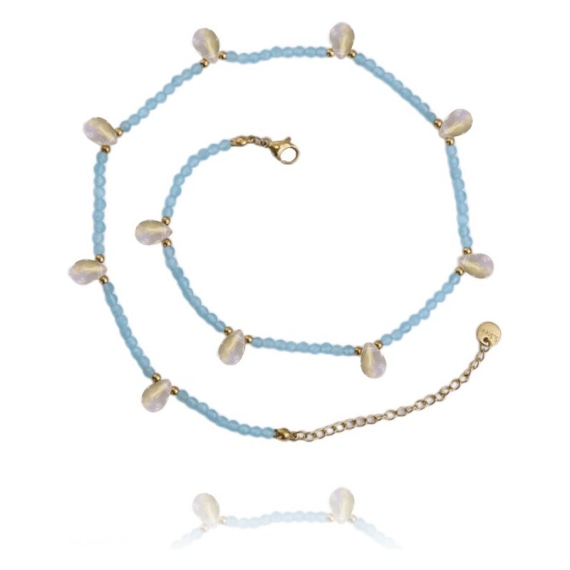 Flamenco Mystique Náramek z chirurgické oceli s 14k pozlacením,