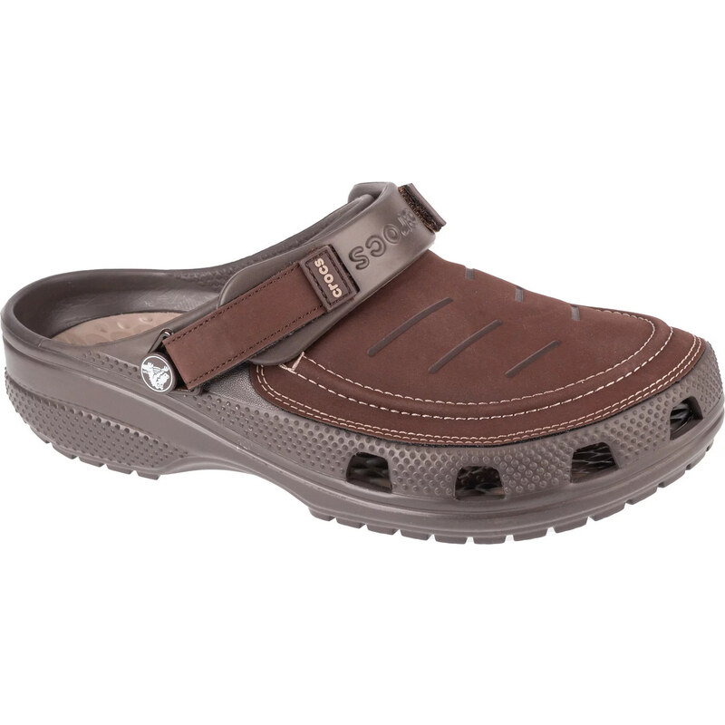 Tmavě hnědé pánské nazouváky Crocs Yukon Vista II Clog 207689