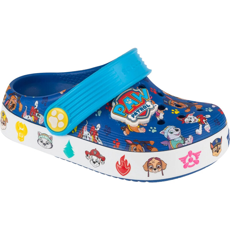 Modré chlapecké nazouváky Crocs Paw Patrol Crocband IV Clog T