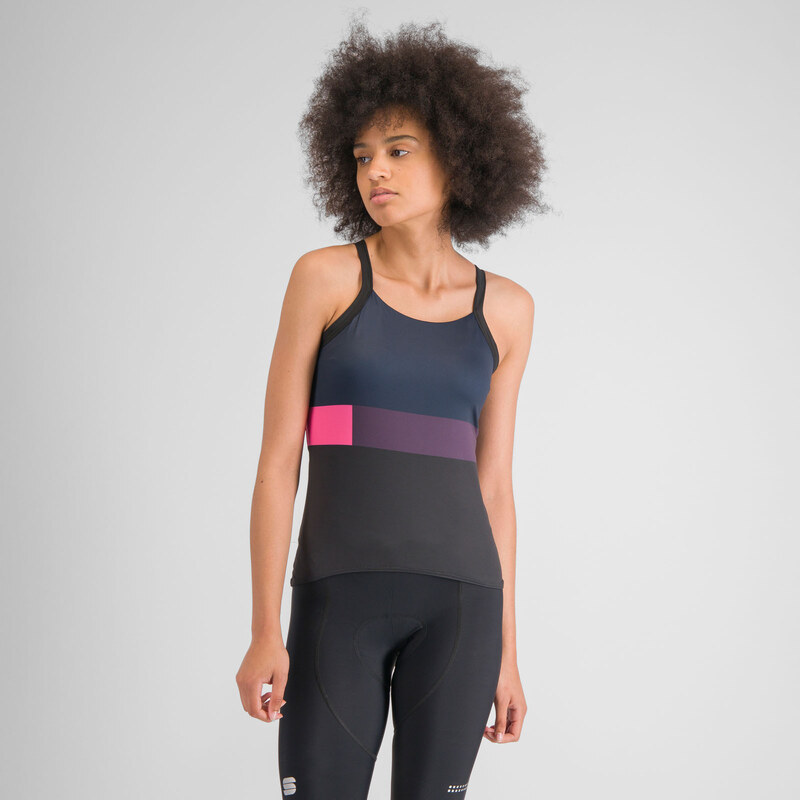 Sportful SNAP dámský top black galaxy blue 112726916