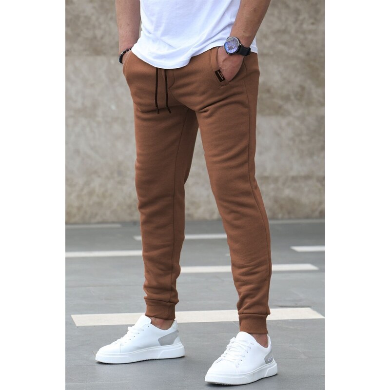 Madmext Brown Basic Tracksuit 4210