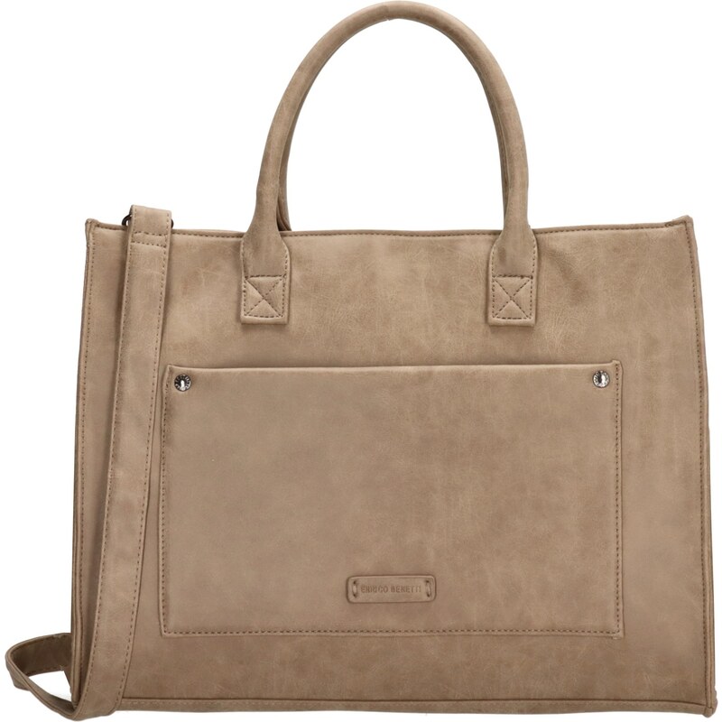 Dámská taška na notebook Enrico Benetti Bobbi 66523 Medium Taupe 91933667