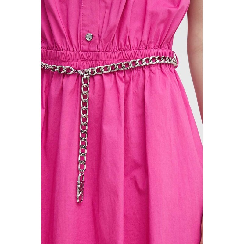 Šaty MICHAEL Michael Kors fialová barva, mini