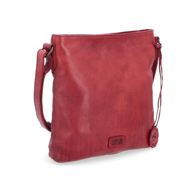 Crossbody v kvalitním koženém zpracování Famito NB 2001 CV červená 91935222