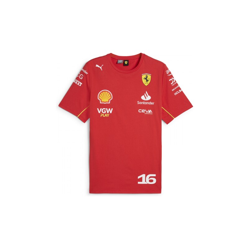 Ferrari pánské týmové tričko Charles Leclerc