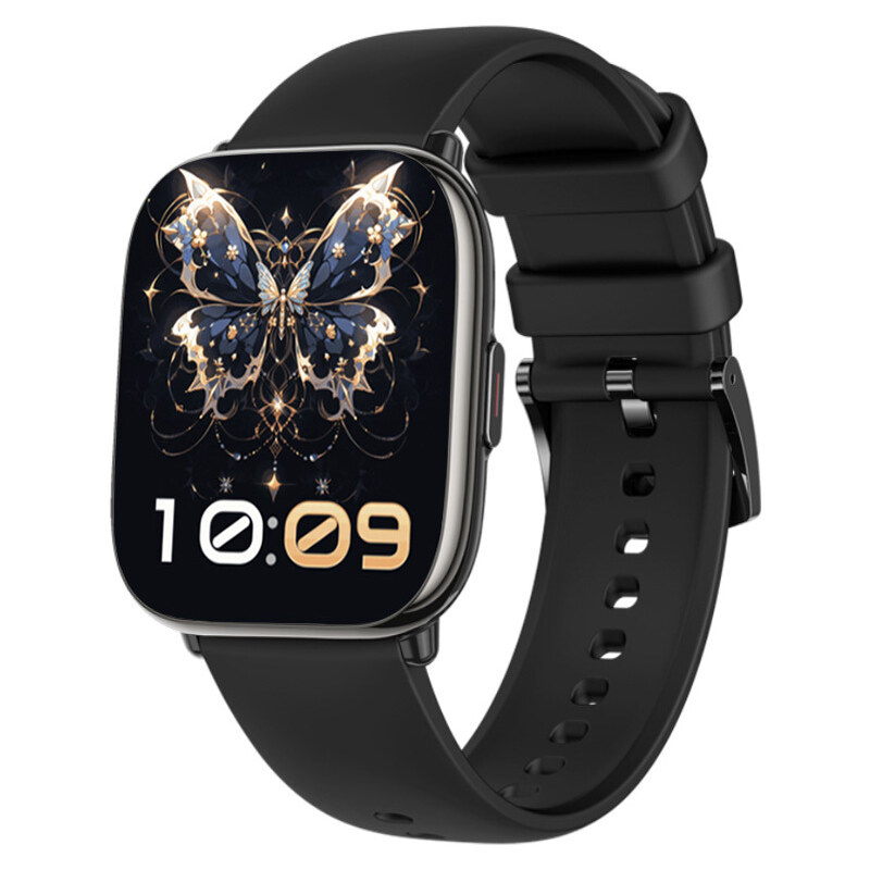 Chytré hodinky Madvell Nova s bluetooth voláním černá s silikonovým řemínkem