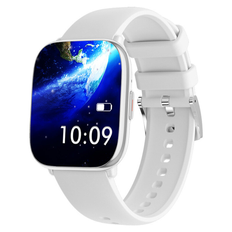Chytré hodinky Madvell Nova s bluetooth voláním bílá s silikonovým řemínkem