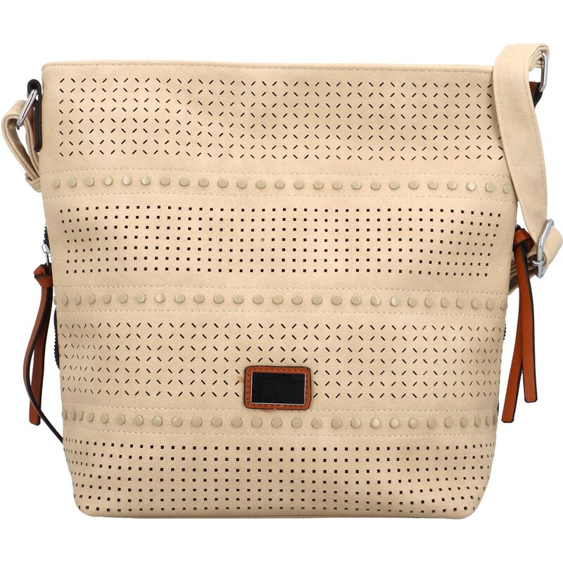 Dámská crossbody kabelka béžová- Firenze Erchisa béžová 91936478