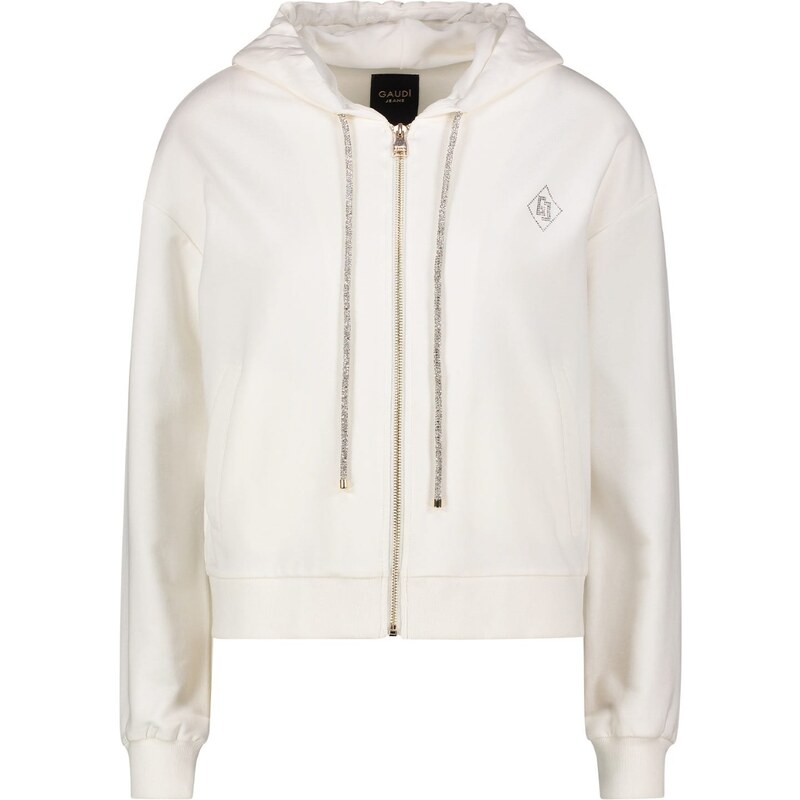 GAUDI Zip White mikina