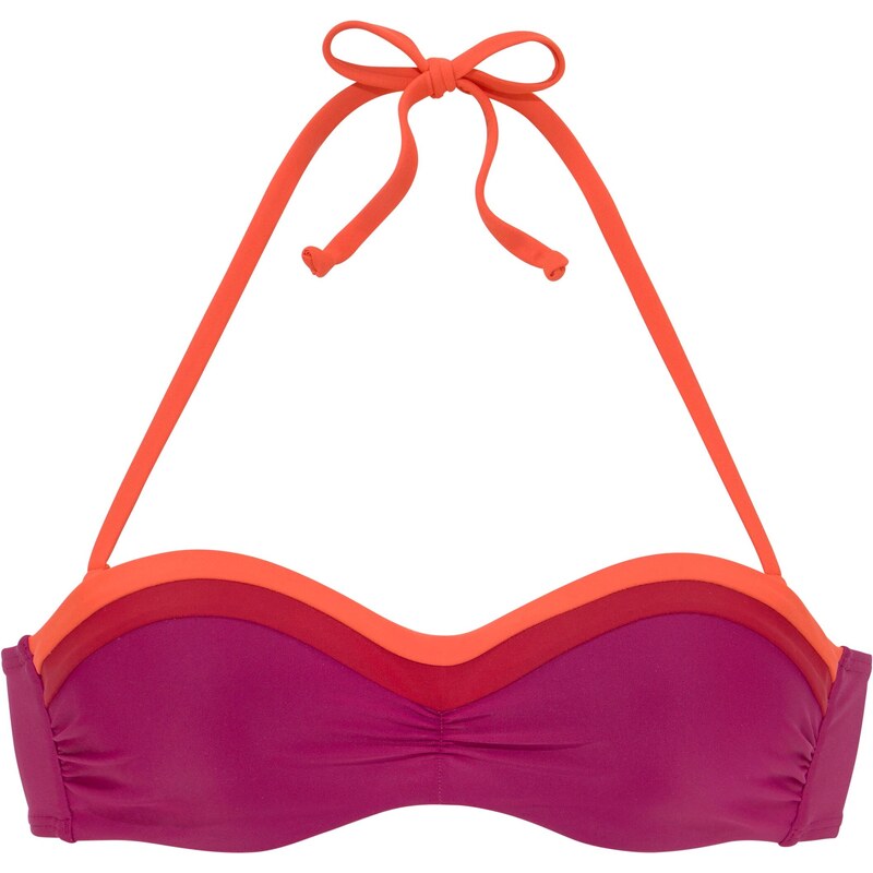 s.Oliver Horní díl plavek Yella oranžová / pink / červená 96188875