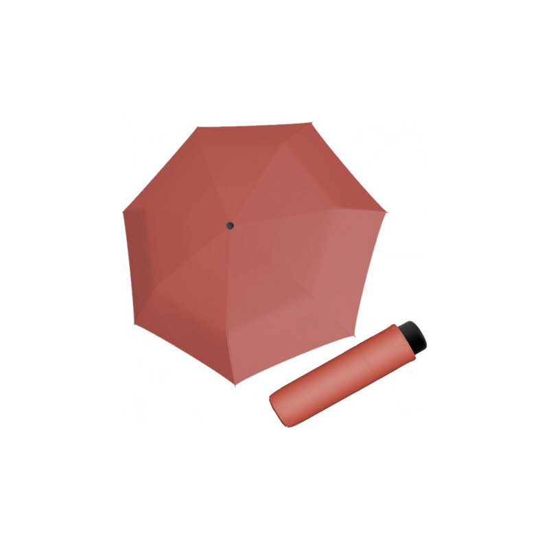 Doppler Fiber Fun - dámský/dětský skládací deštník, růžová, plná barva