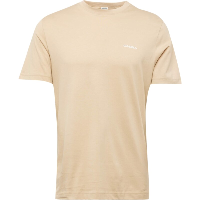 GABBA Tričko písková / bílá