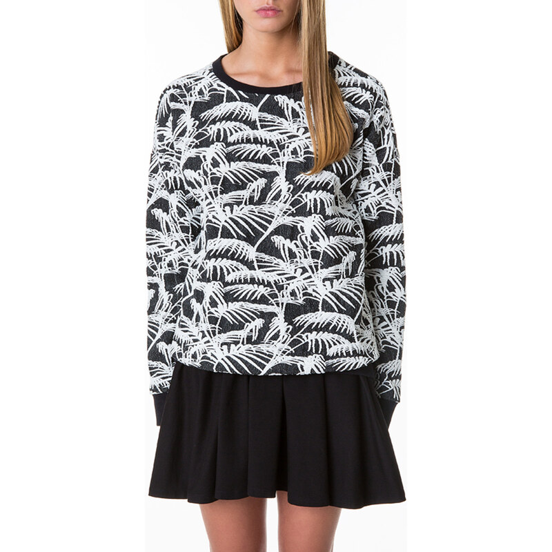 Tally Weijl Monochrome "Palm" Print Sweater