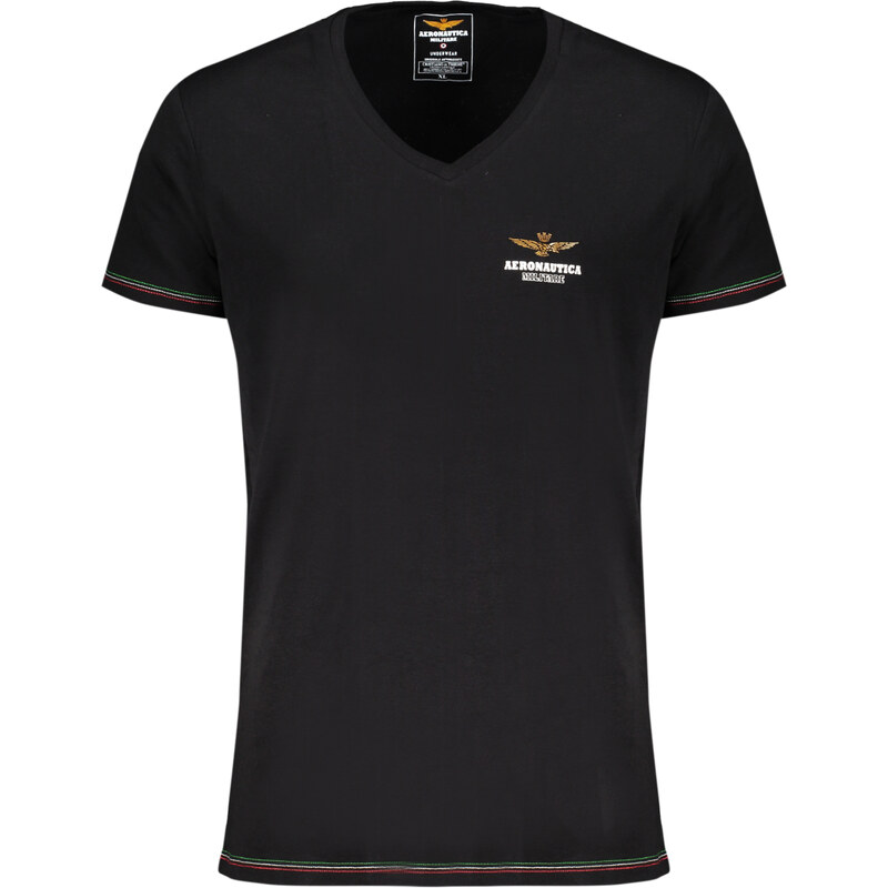 Aeronautica Militare AIR FORCE BLACK MENS OUTDOOR T-SHIRT