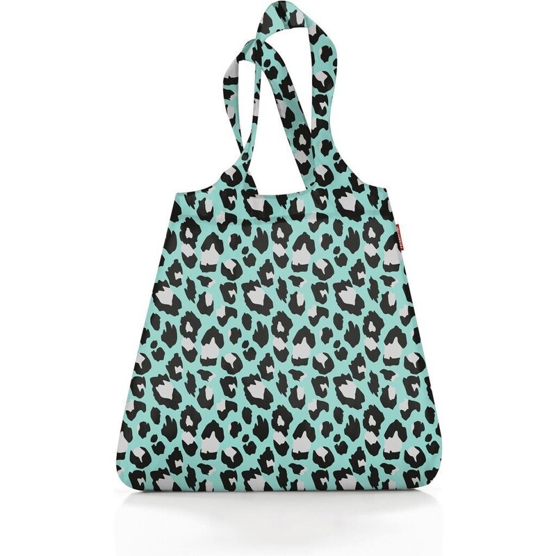Skládací taška Reisenthel Mini Maxi Shopper Leo pastel gepard mint