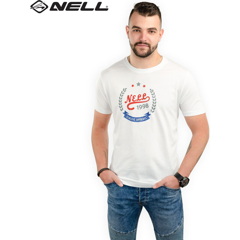 Pánské triko Nell Alvar white L