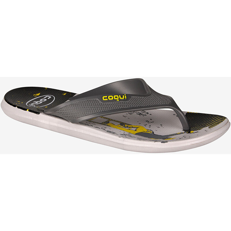Pánské žabky Coqui Levi 7972 Khaki grey 44