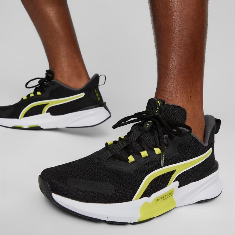 Puma Men Pwrframe TR 2 Black-Yellow-White