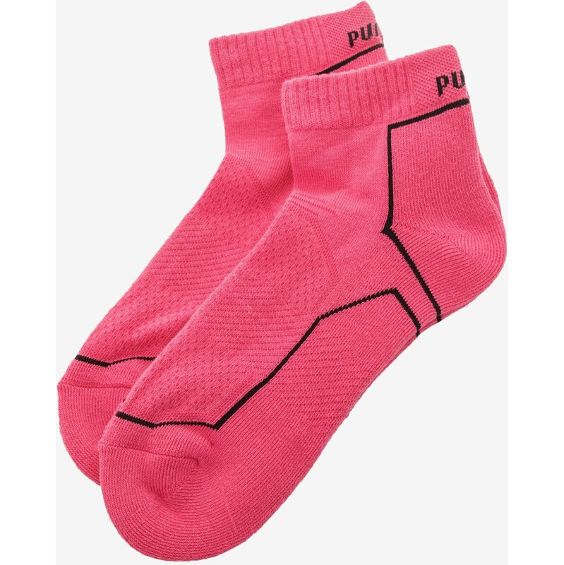 Ponožky Puma Performance Quarter Train 2-Pack Neon Pink 39-42 109626981