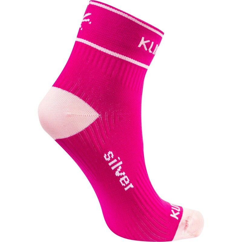 Sportovní ponožky KLIMATEX Levi malinová-sv.růžová