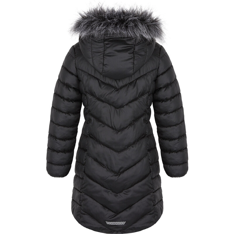 Dívčí zimní kabát LOAP INDALONA black