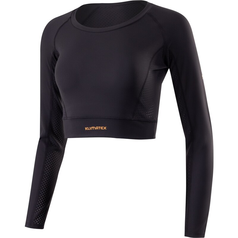 Dámský crop top KLIMATEX Mera Black L 109627141